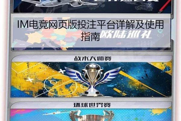 IM电竞网页版投注平台详解及使用指南